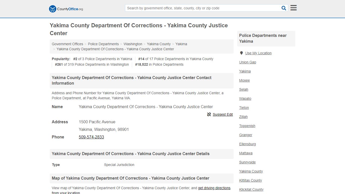 Yakima County Department Of Corrections - Yakima County Justice Center ...